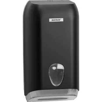 Zásobník Katrin na papír toaletní skládaný (92605) černý