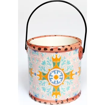 Květináč Keramický květináč, s uchem 7 x 7 cm