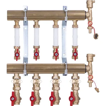 Stavebniny Giacomini GE555-C Patrový rozdělovač s měřením spotřeby tepla