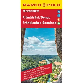 MARCO POLO Freizeitkarte Deutschland Blatt 36 Altmühltal, Donau