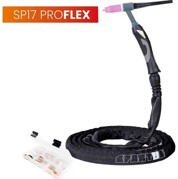 Příslušenství ke svářečce Hořák TIG 17, 4m, řada ProFLEX, mini 1B, U balení, ovládací zástrčka vhodná pro FRONIUS®