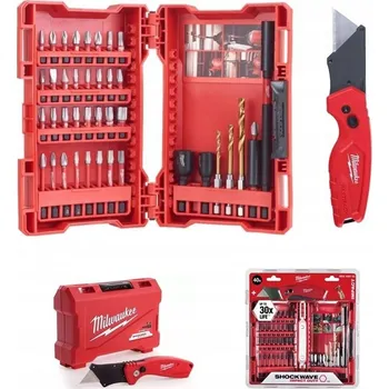 Příslušenství k nářadí MILWAUKEE Sada bitů a vrtáků Shockwave (40 ks) - 4932459763