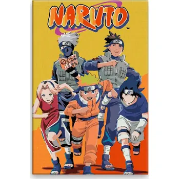 Dětské zboží Malování podle čísel - Anime Naruto 04 - 40x60 cm, bez dřevěného rámu - CZ výroba