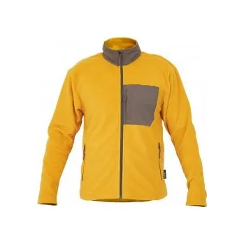 Pánská mikina WARMPEACE WILSON gold XXXL; Žlutá bunda + DÁREK DLE VÝBĚRU!