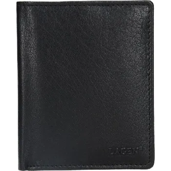 Peněženka PÁNSKÁ PENĚŽENKA KOŽENÁ V-2 BLK Lagen černá