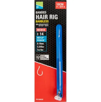 PRESTON INNOVATIONS MCM-B BANDED MAG STORE HOOKLENGTHS - 10 cm/4" Velikost: 12