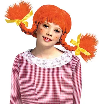 Karnevalová paruka Paruka - Pipi - bohatá