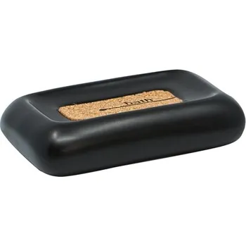 BISK Erga Corsa, miska na mýdlo na postavení, černá matná, ERG-05585