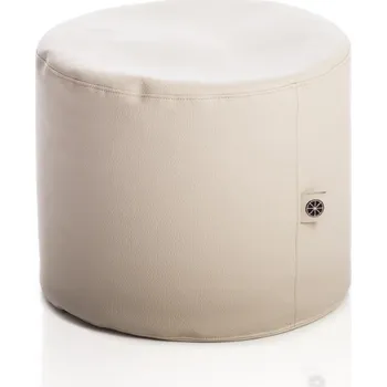 Sedací pytel SakyPaky Taburet italská eko kůže sedací vak béžová