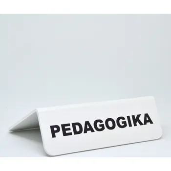 Zarážka na knihu Rozřaďovač s nápisem - PEDAGOGIKA