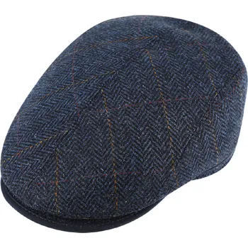 Čepice Fiebig - Headwear since 1903 Zimní modrá pánská bekovka od Fiebig - Shetland Velikost: 59 cm (L)