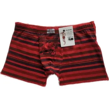 Chlapecké spodní prádlo Elevek Chlapecké bavlněné boxerky slon 4016 Barva: červená, Dětská velikost: 15-16 let