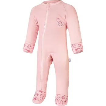 Kojenecký overall LITTLE ANGEL overal smyk DR Outlast® sv. starorůžová vel. 92 cm