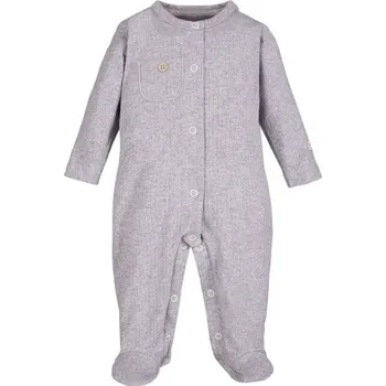 Kojenecký overall Eevi Overal Simply Comfy ŠEDÝ MELÍR - 56