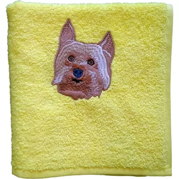 Ručník Ručník bavlněný s výšivkou Jorkšír