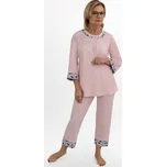 Luna Martel 233 dámské pyžamo 3/4 Barva: růžová, Velikost: M