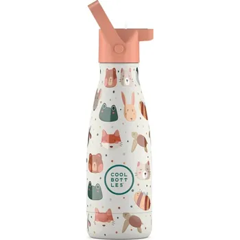 Termoska Dětská nerezová termolahev COOL BOTTLES Kids Pet Lover třívrstvá 260ml 3D