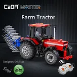 CaDA C61052W traktor s pluhem 1:17