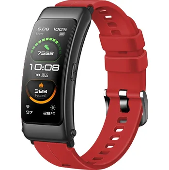 Příslušenství k chytrým hodinkám Jednobarevný řemínek pro Huawei TalkBand 6 Barva: Červená, Pro Přístroj: Huawei TalkBand 6