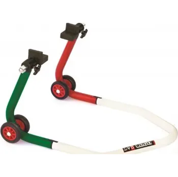 Motodoplněk Univerzální zadní stojan Lv8 s gumovými L čepy E620Lg tricolora - uni