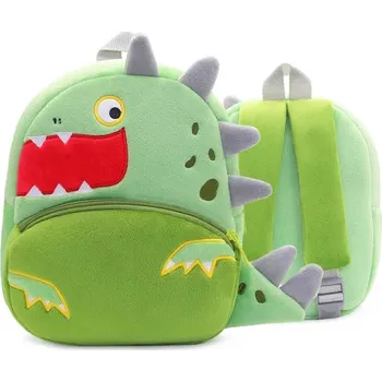 Dětský batoh Roztomilý dětský plyšový batůžek s motivem zvířátek (2-4 roky) Barva: Dinosaurus