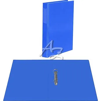 pořadač 2kroužek A4/20mm, PVC, potažený fólií, Modrý
