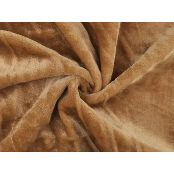 Oděvní / dekorační kožešina medvídek 3 béžová