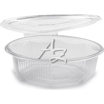 miska osmiboká s víčkem 1500ml./25ks PP Průhledná