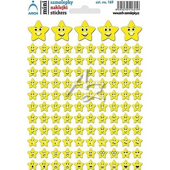 samolepka školní minisamolepky, Hvězdičky žluté