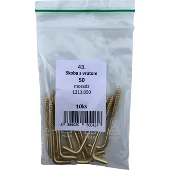 Šroub SVX Skoba s vrutem Ms - blistr 41 30mm č41