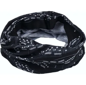 Šála agifty Šátek (tunel) černý - partitura