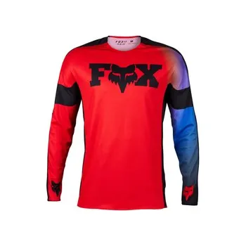Moto dres Mx Dres FOX 360 Streak Jersey Fluorescent Red 2024, Velikost M