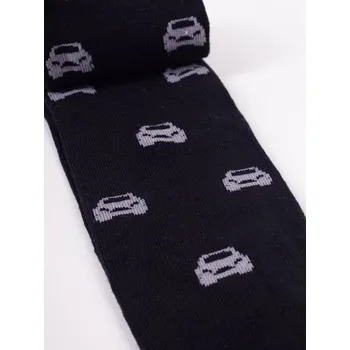 YO Punčocháče RAB0003C černé s autíčky velikost oblečení - děti: 104/110