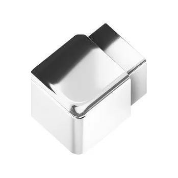 Stavební profil SP7 vnitřní/vnější růžek k ukončovací liště Q ACARA, nerez V2A superlesk, 6 mm, 1 ks