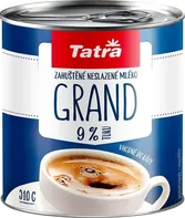 Tatra Grand zahuštěné neslazené mléko 9 % 310 g