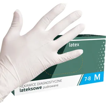 Pracovní rukavice Procera DIAGNOSTICKÉ A PRACOVNÍ RUKAVICE, LATEXOVÉ MÍRNĚ PRÁŠKOVANÉ 100 KS Velikost: S