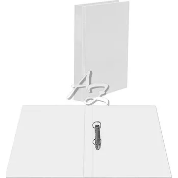 pořadač 2kroužek A4/20mm, PVC, potažený fólií, Bílý