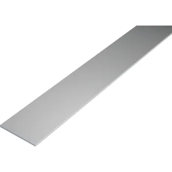 W4/1 Plochý profil ACARA, hliník elox stříbro, 12 mm, 2 m