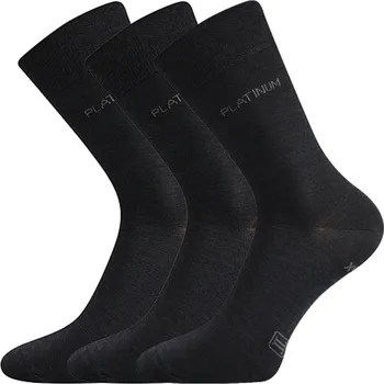 Pánské ponožky Lonka Dewool 3 páry černé