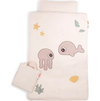 Dětská deka DONE BY DEER Povlečení Jelly Wally junior - růžové