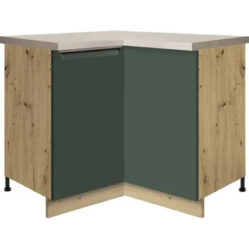 Kuchyňská skříňka NORA green spodní skříňka 16D rohová