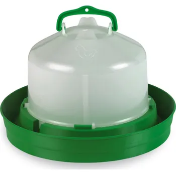 napáječka pro hospodářská zvířata GAUN Závěsná klobouková napáječka se zástrčkou pro drůbež zelená 5 l