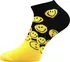 Pánské ponožky BOMA Piki 42 smajlík 3 páry žluté/zelené/modré