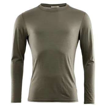 Pánské tričko Aclima LightWool Undershirt Long Sleeve Men Barva: military, Velikost: M