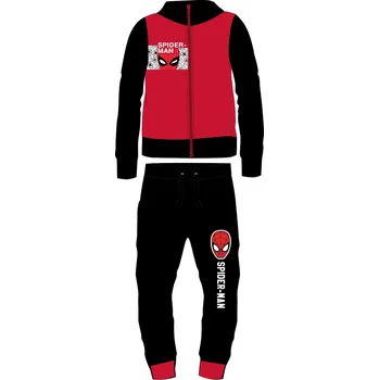Spider Man - licence Chlapecká tepláková souprava - Spider-Man 52121399, černá / červená Barva: Černá, Velikost: 98