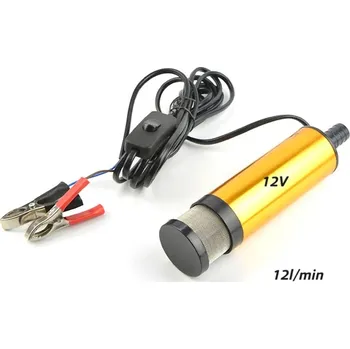 Čerpadlo Ponorné čerpadlo 12l/min, s krokosvorkami a vypínačem, včetně filtru 12V