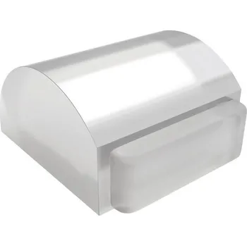 Walteco Dveřní zarážka 34x21x37mm, transparentní, samolepicí