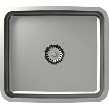 Nerezový dřez Quadron Nicolas ocelový dřez se sifonem 44x39 cm ocel KS1U4035BS_DBS