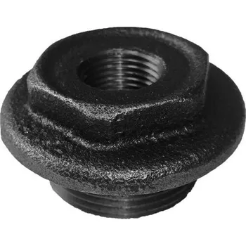 Fitinka Radiátorová růžice pravá černá 5/4" x 1/4" MF