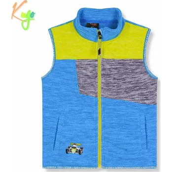 Chlapecká vesta Chlapecká flísová vesta KUGO FM9701, tyrkysová